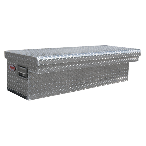 RKI 48-in Side Mount Truck Tool Box S-Series Single Lid Low Profile Wide - Aluminum - 48SLPWA