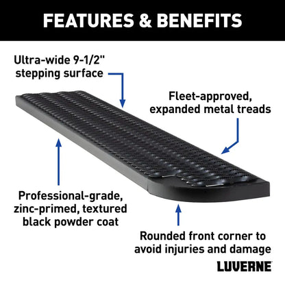 Grip Step XL 9.5" x 54" Steel Passenger Running Board for Mercedes Sprinter (2019-2026)