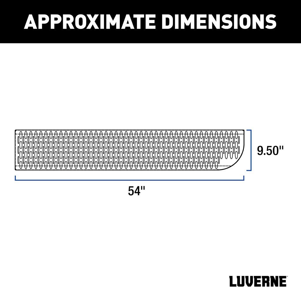 Grip Step XL 9-1/2" X 54" Steel Passenger Running Board for Ford E-Transit