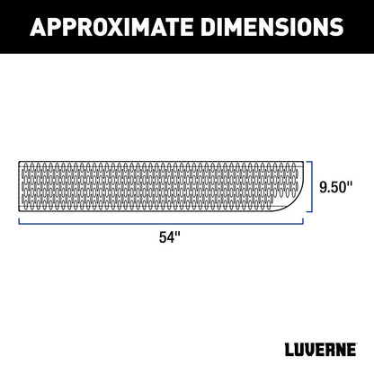 Grip Step XL 9-1/2" X 54" Steel Passenger Running Board for Ford E-Transit