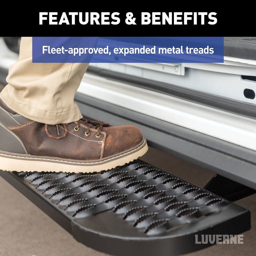 Grip Step XL 9-1/2" X 54" Steel Passenger Running Board for Ford E-Transit