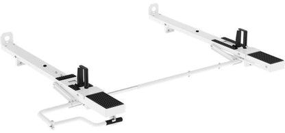 Holman Drop Down HD Aluminum Ladder Rack Kit - Double - 5.5-ft Most Commercial Caps - 4C5ADD