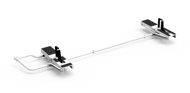 Holman Drop Down HD Aluminum Ladder Rack Kit - Double - 5.5-ft Most Commercial Caps - 4C5ADD