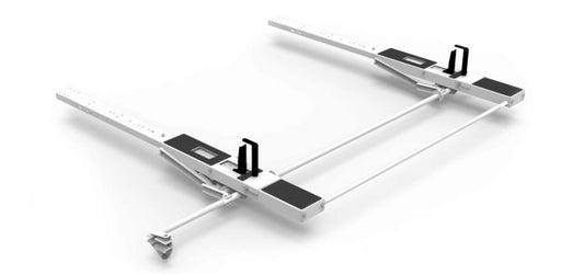 Drop Down Ladder Rack – Aluminum – Single – Transit, NV, Sprinter, ProMaster (High Roof)