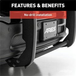 ARIES 1.5-in Black Steel Grille Guard for RAM 1500 (2019-2026) - 5061