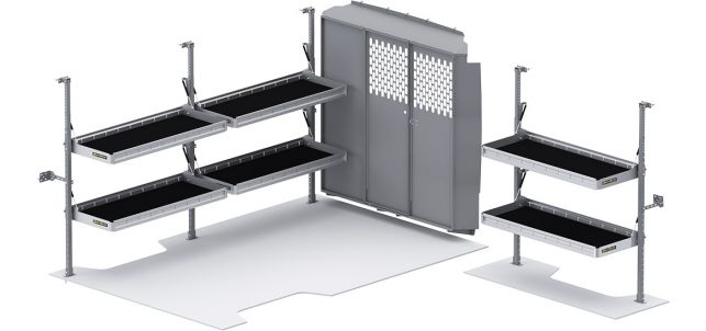 Folding Shelves Package for RAM ProMaster - 136-in WB