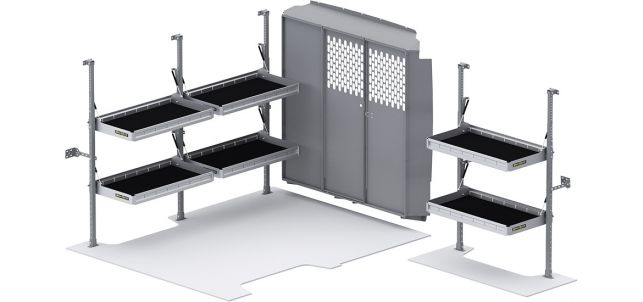 Folding Shelves Package for RAM ProMaster - 118-in WB