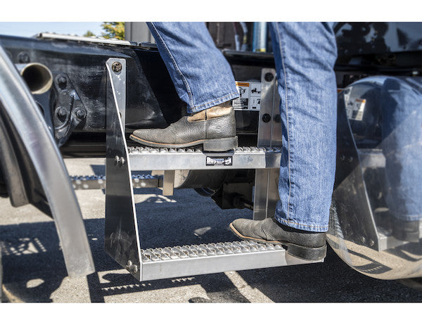 Buyers Products Class 8 Frame Steps for Semi Trucks - 24-In - 5239024