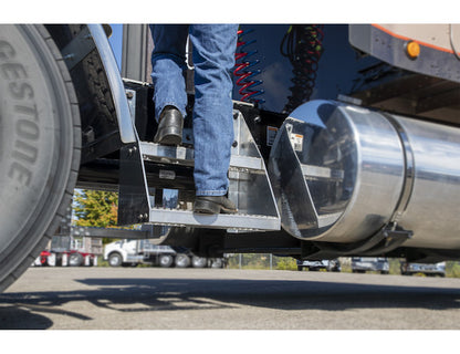 Buyers Products Class 8 Frame Steps for Semi Trucks - 24-In - 5239024
