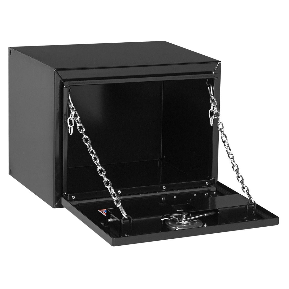 Weather Guard Steel Under Bed Box - 24-in x 18-in x 18-in - Gloss Black - 524-5-02