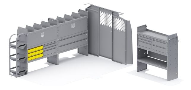 Holman HVAC Van Package - Chevy/GMC Express/Savana 135-in WB - 54GMS