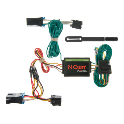 CURT Custom Wiring, 4-Way Flat, Select Chevrolet Express, GMC Savana 1500, 2500, 3500 - 55335