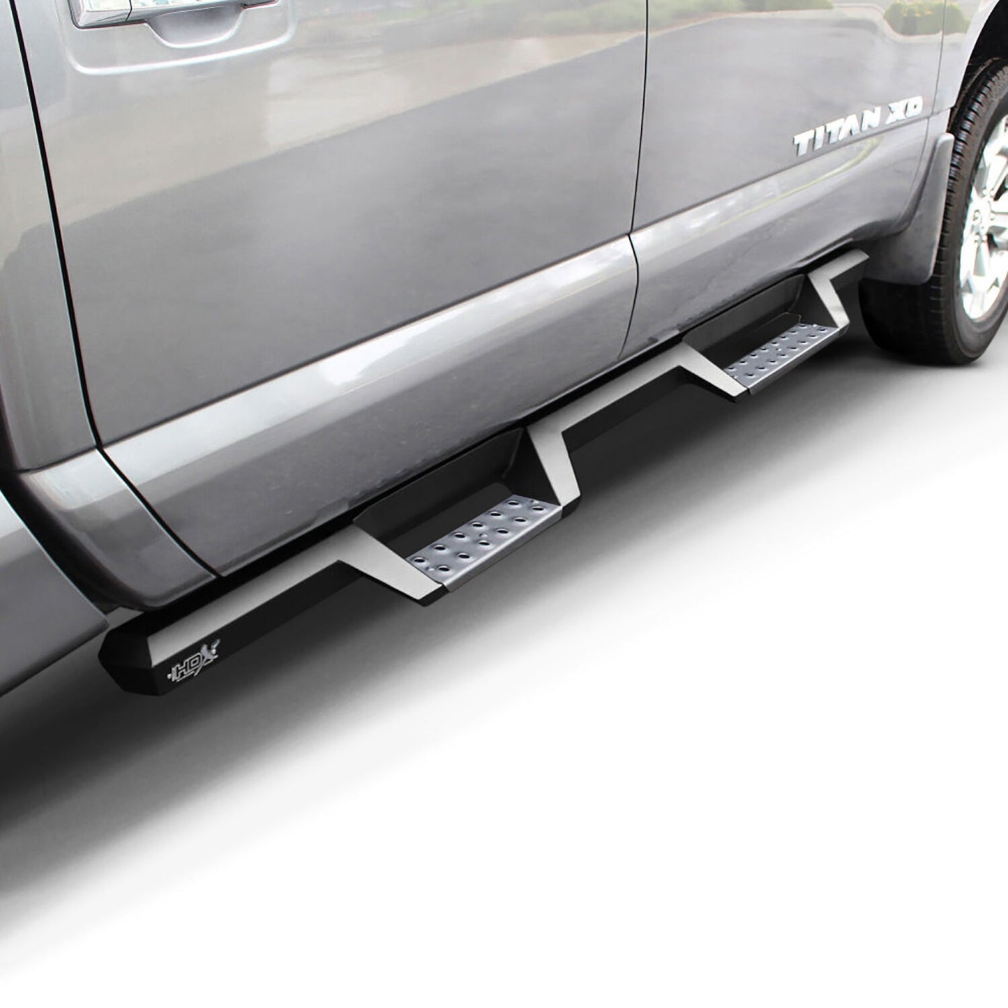 Westin HDX Stainless Drop Nerf Step Bars for Nissan TITAN/TITAN XD (2016-2024) - 56-140252