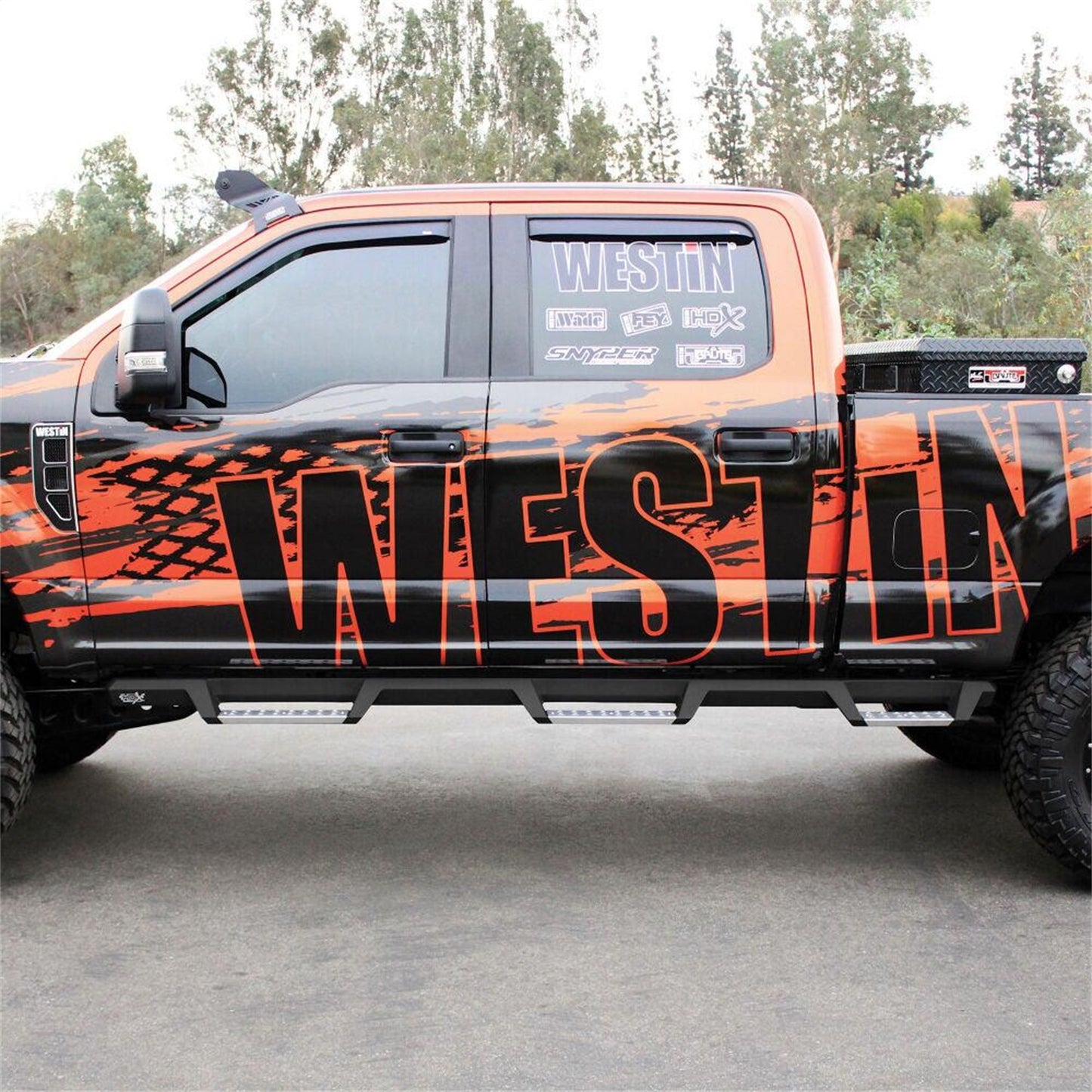 Westin HDX Stainless Drop Wheel-to-Wheel Nerf Step Bars for Ford Super Duty (2017-2022) - 56-5340252