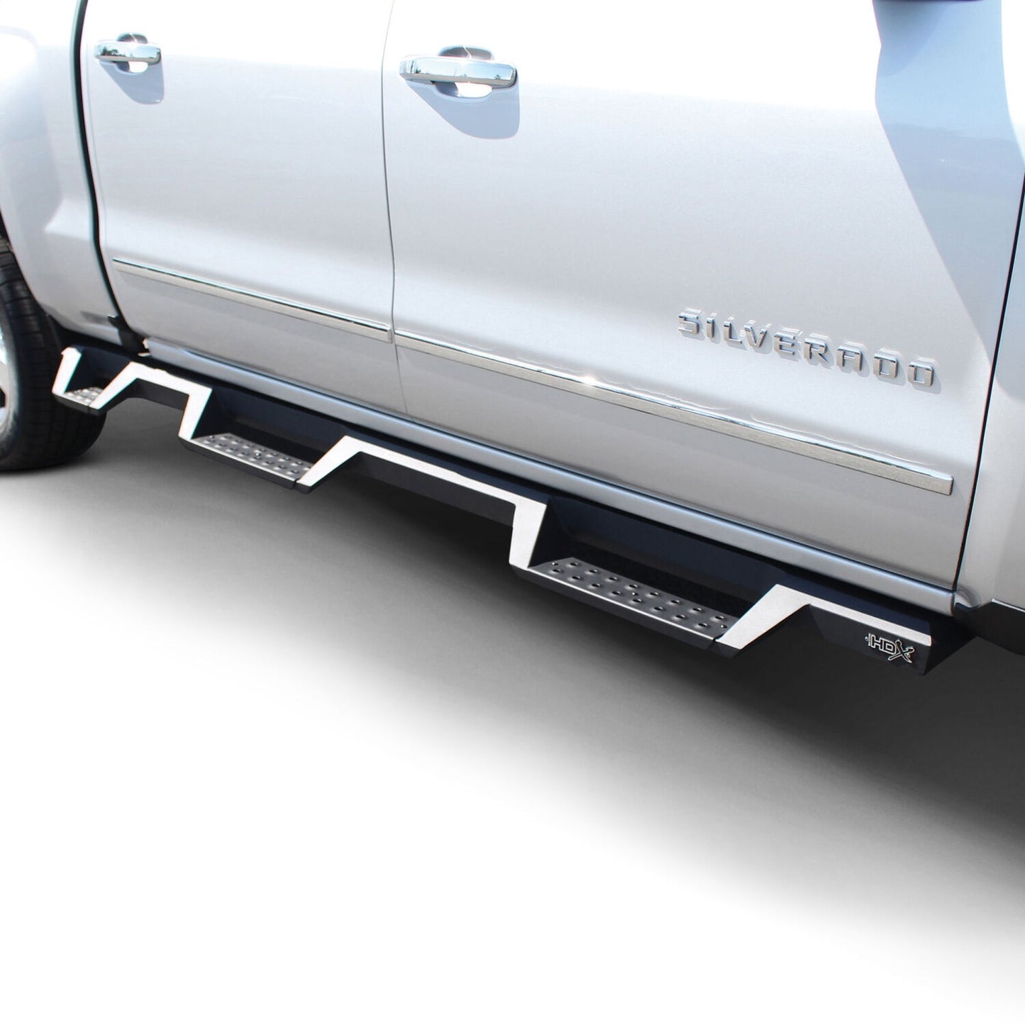 Westin HDX Drop Wheel-to-Wheel Nerf Step Bars for Chevrolet/GMC Silverado/Sierra 1500 (2007-2018) - 56-534565