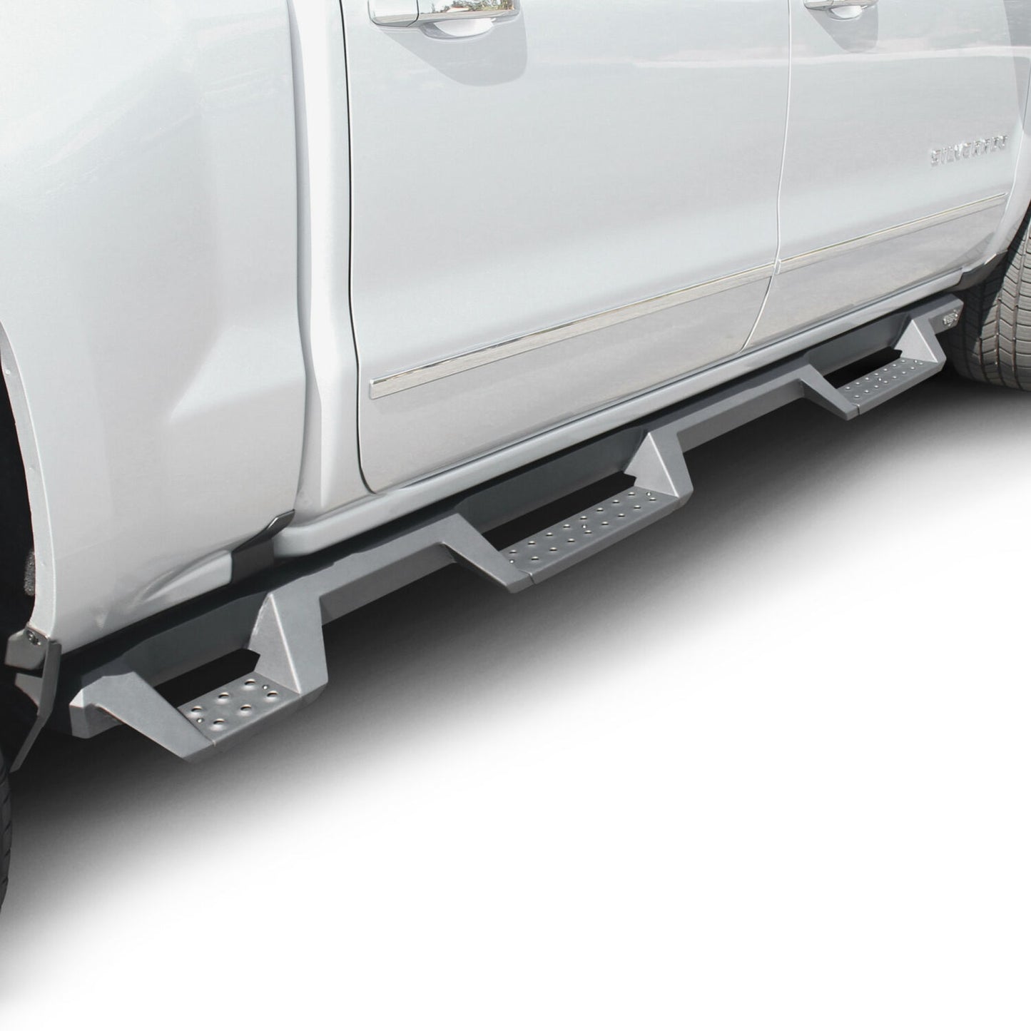 Westin HDX Drop Wheel-to-Wheel Nerf Step Bars for Chevrolet/GMC Silverado/Sierra 1500 (2007-2018) - 56-534565
