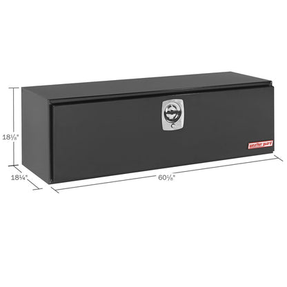 Weather Guard Steel Underbody Box - 60-in x 18-in x 18-in - Gloss Black - 560-5-02