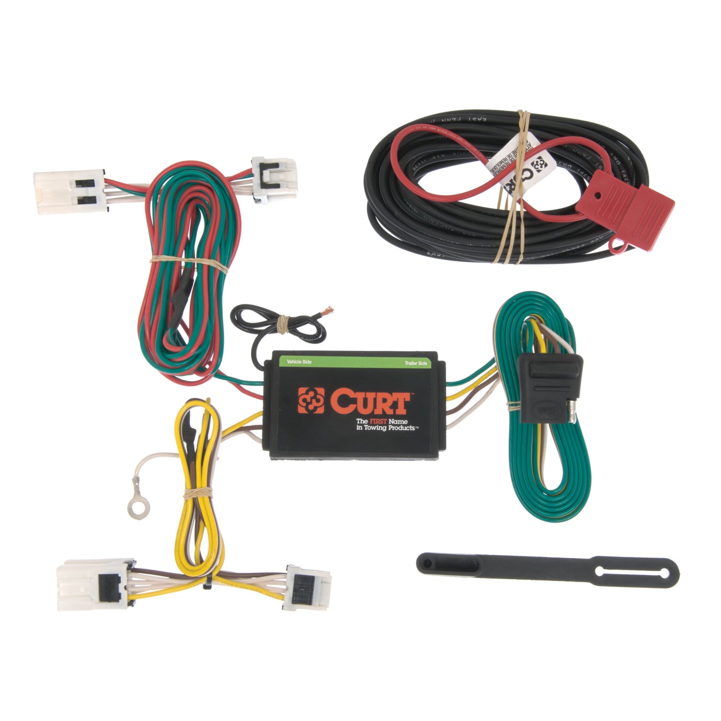 CURT Custom Wiring Harness, 4-Way Flat Output, Select Nissan NV1500, NV2500, NV3500 - 56148