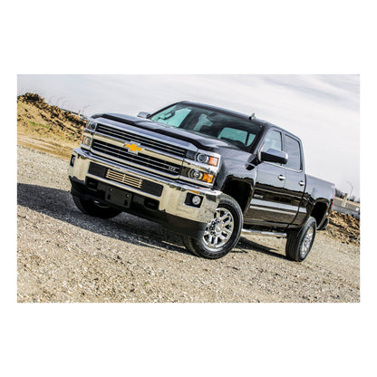 Luverne Polished Stainless Steel Bumper Grille Insert, Select Silverado 2500, 3500 HD