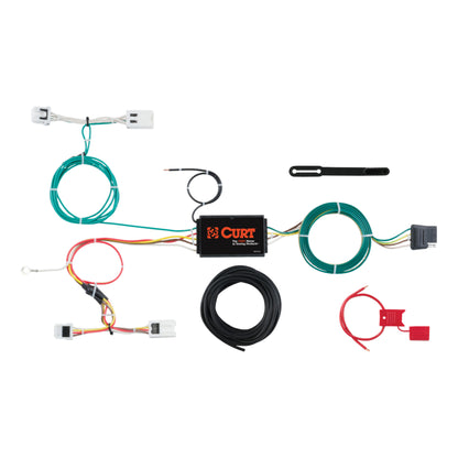 CURT Custom Wiring, 4-Way Flat Output, Select Chevrolet City Express, Nissan NV200 - 56279