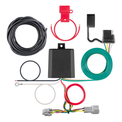 CURT Custom Wiring, 4-Way Flat, Select Nissan Frontier, Quest, Mercury Villager - 56423