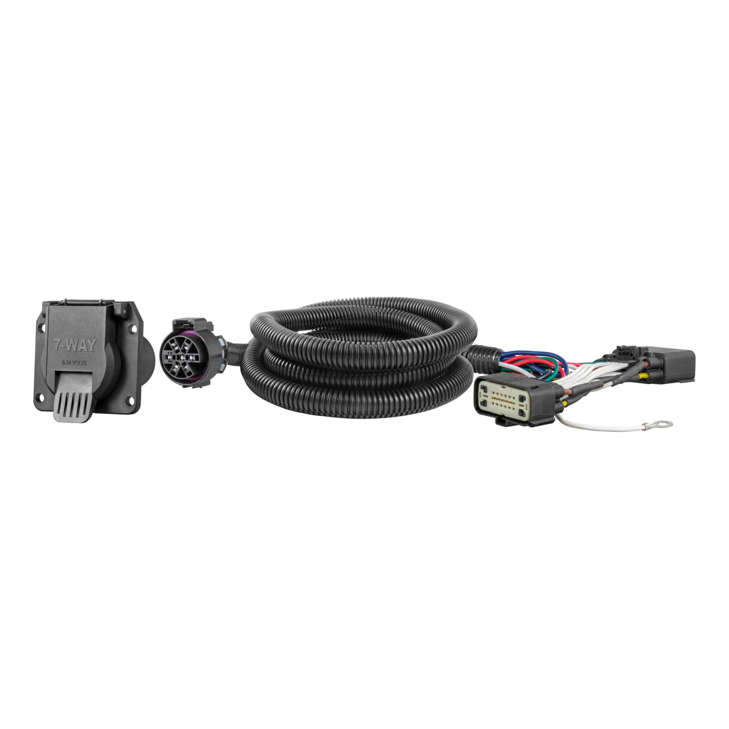 CURT Custom Wiring Harness, 7-Way RV Blade Output, Select Ford Ranger - 56431