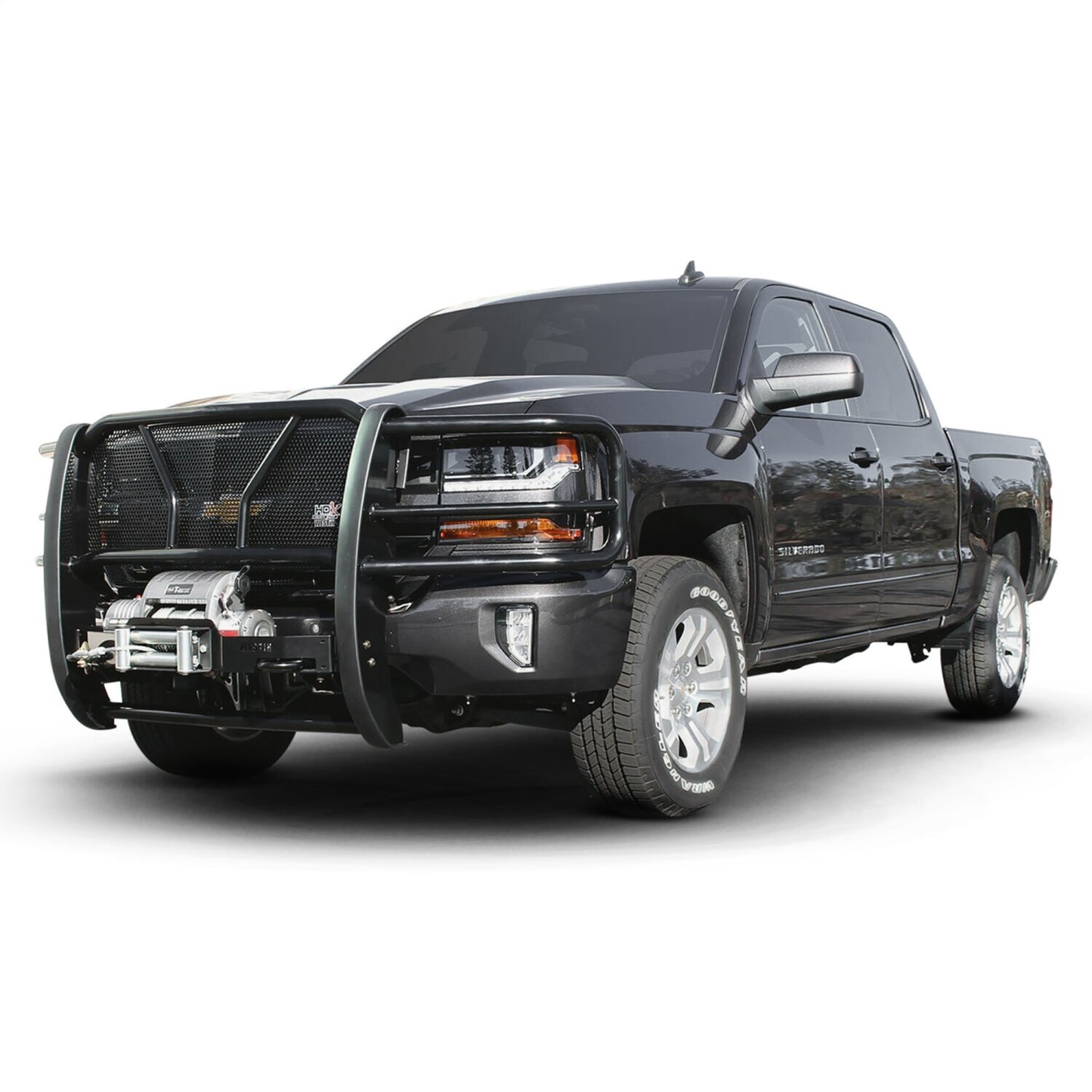 Westin HDX Winch Mount Grille Guard for Chevrolet Silverado 1500 (2016-2019) - 57-93875