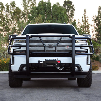 Westin HDX Winch Mount Grille Guard for Chevrolet Silverado 1500 (2019-2022) - 57-93955