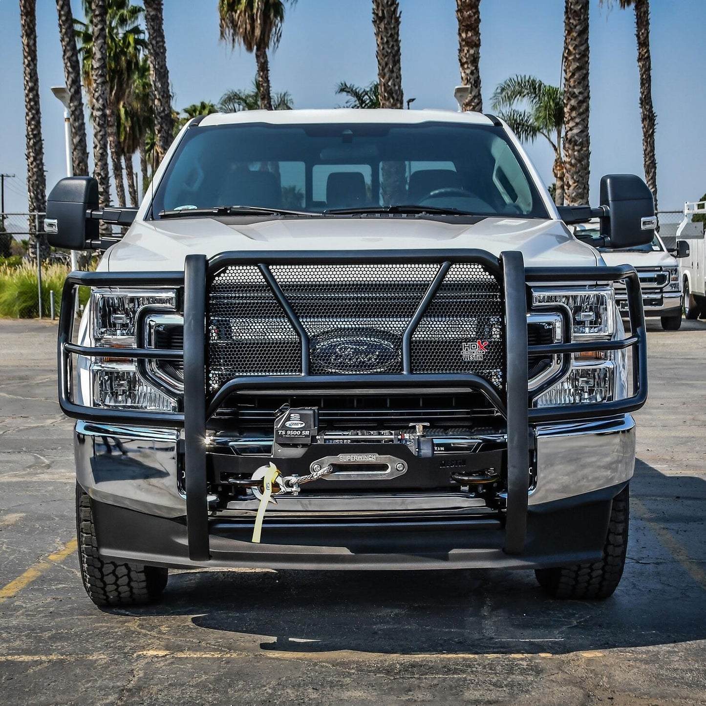 Westin HDX Winch Mount Grille Guard for Ford Super Duty (2020-2022) - 57-94015
