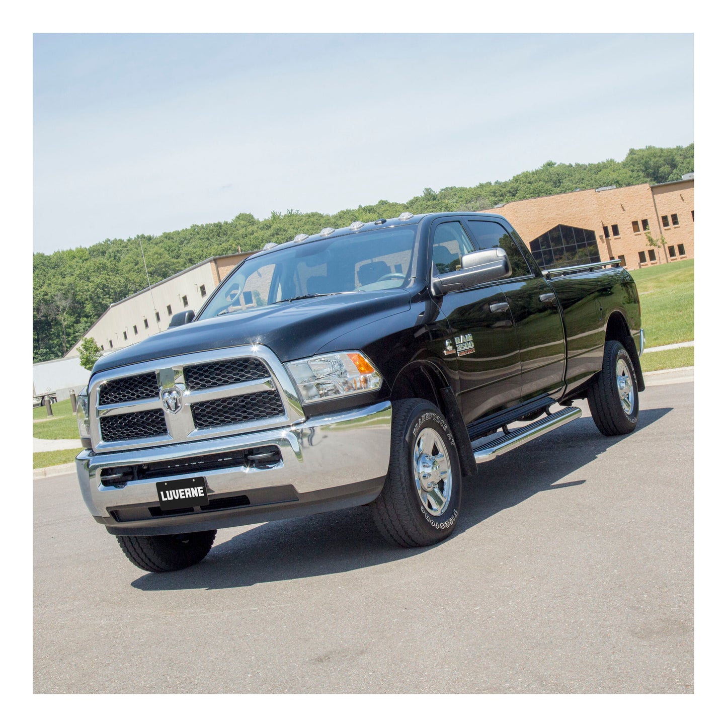 Luverne MegaStep 6-1/2" x 88" Aluminum Running Boards, Select Dodge, Ram 1500 to 5500