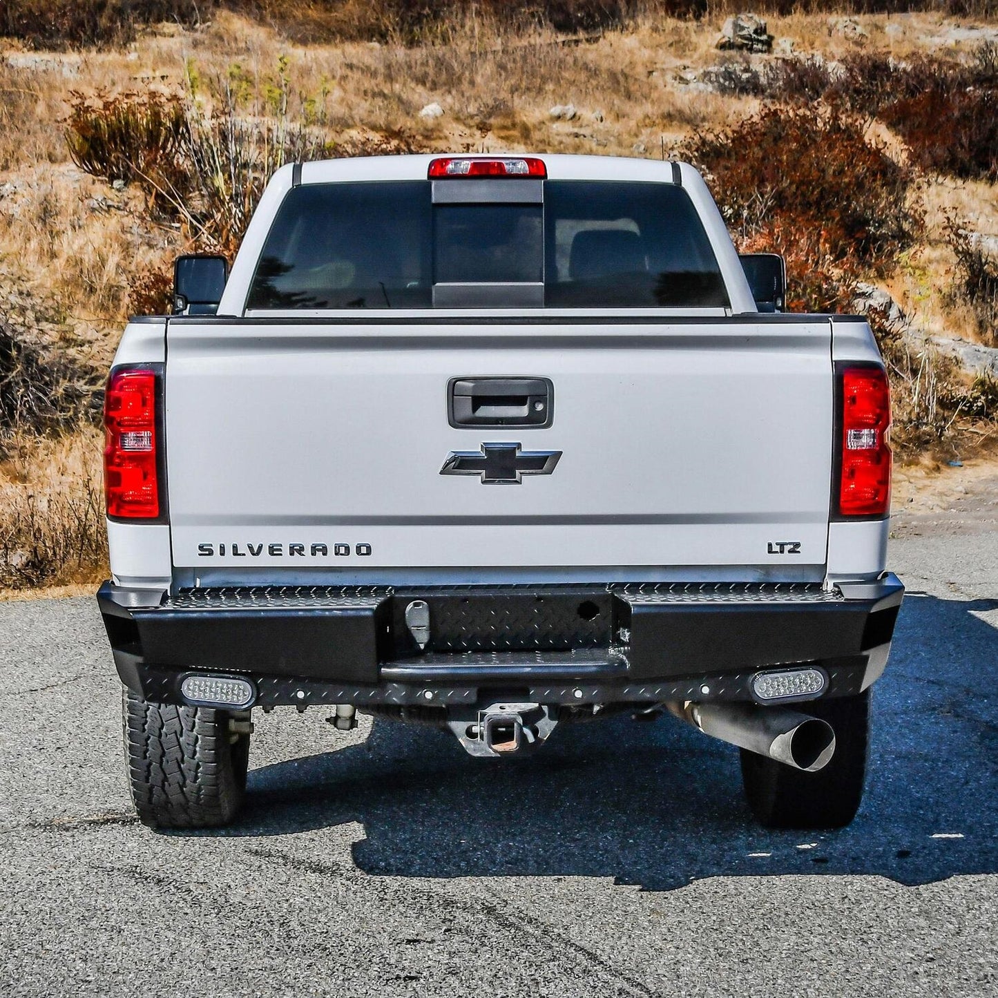 Westin HDX Bandit Rear Bumper for Chevrolet Silverado / GMC Sierra trucks (2015-2019) - 58-341155