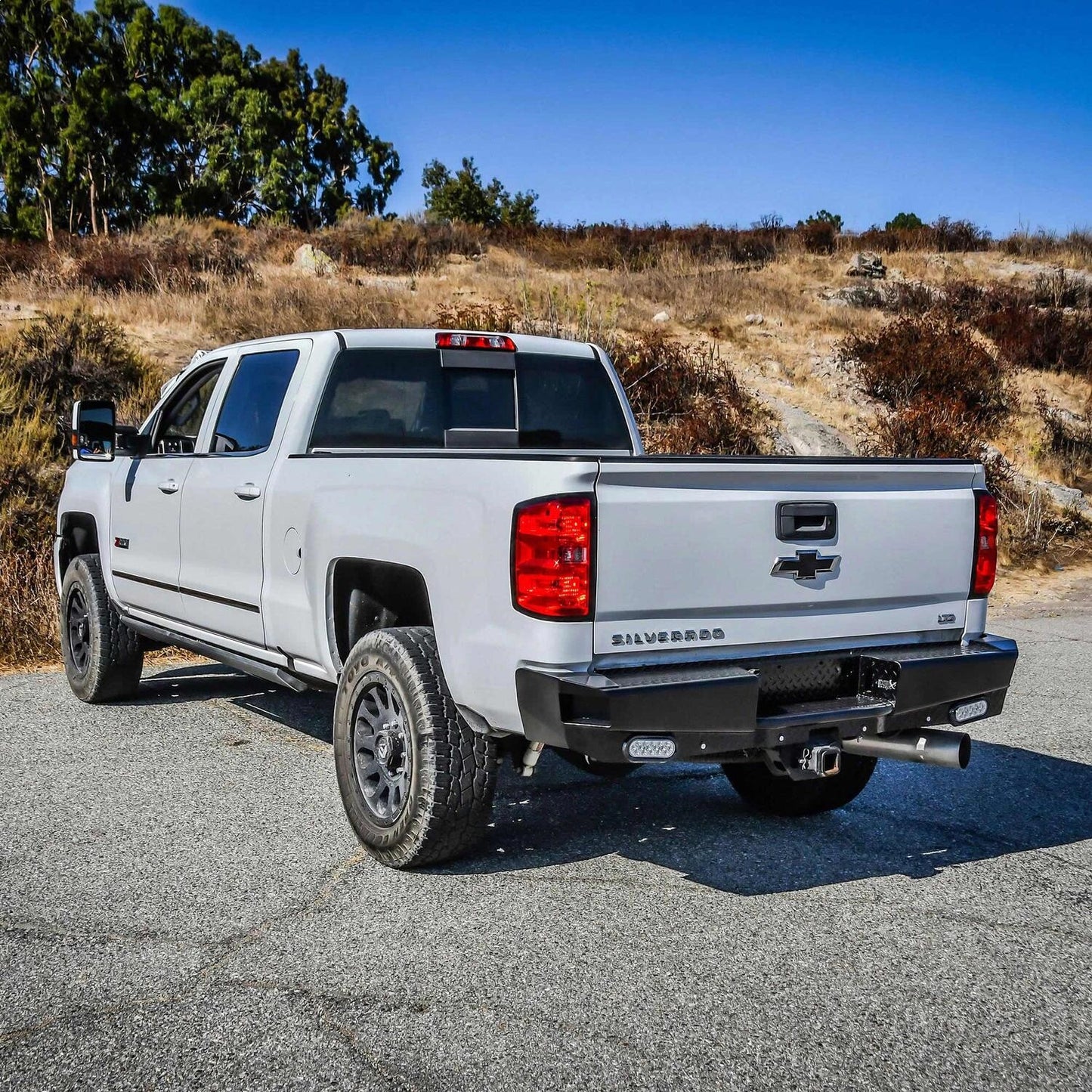 Westin HDX Bandit Rear Bumper for Chevrolet Silverado / GMC Sierra trucks (2015-2019) - 58-341155