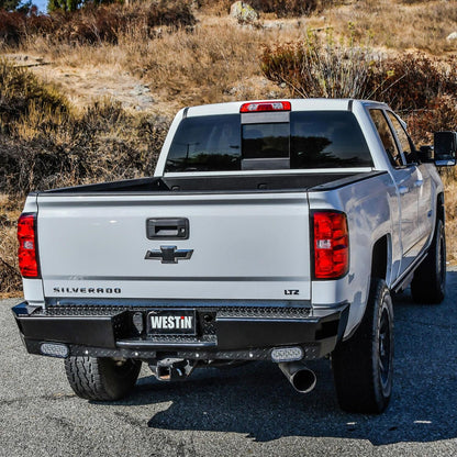 Westin HDX Bandit Rear Bumper for Chevrolet Silverado / GMC Sierra trucks (2015-2019) - 58-341155