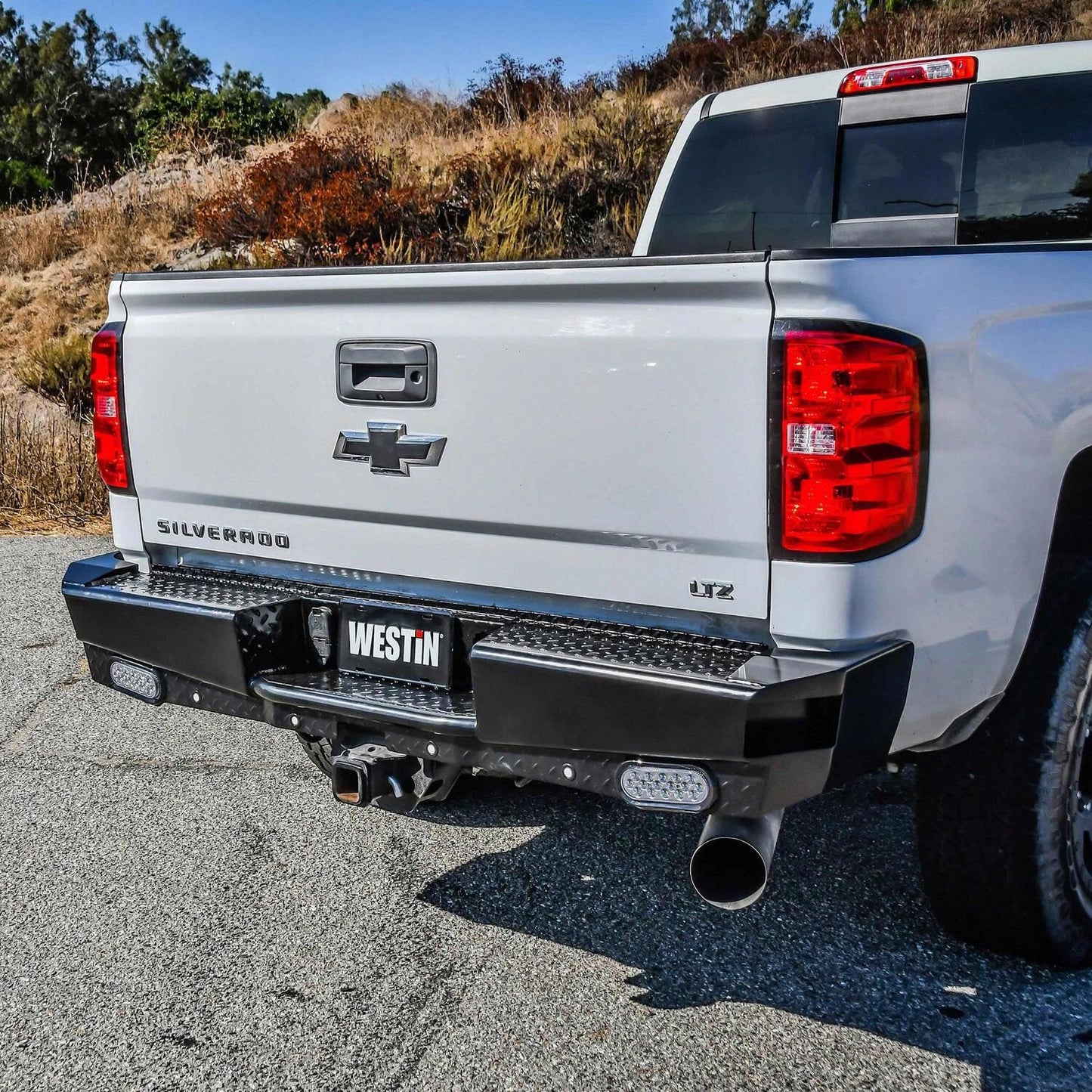 Westin HDX Bandit Rear Bumper for Chevrolet Silverado / GMC Sierra trucks (2015-2019) - 58-341155