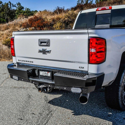 Westin HDX Bandit Rear Bumper for Chevrolet Silverado / GMC Sierra trucks (2015-2019) - 58-341155