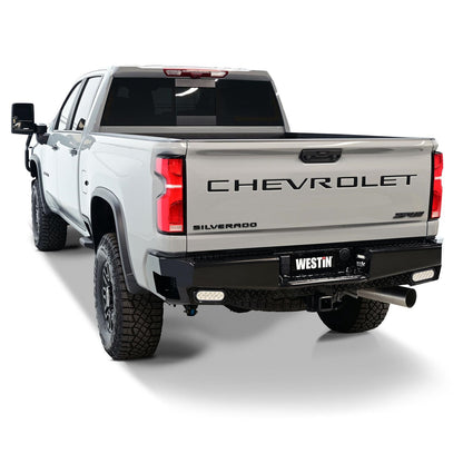 Westin HDX Bandit Rear Bumper for Chevrolet Silverado / GMC Sierra trucks (2019-2026) - 58-341185
