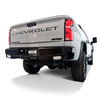 Westin HDX Bandit Rear Bumper for Chevrolet Silverado / GMC Sierra trucks (2019-2026) - 58-341185