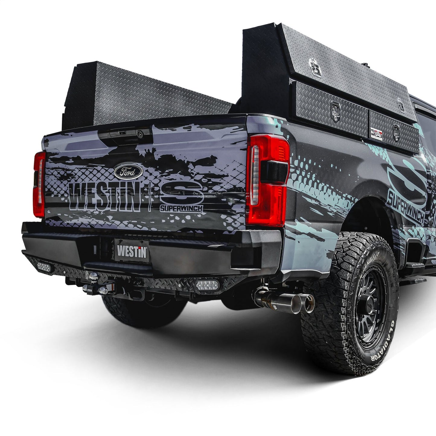 Westin HDX Bandit Rear Bumper for Ford Super Duty trucks (2023-2026) - 58-341205