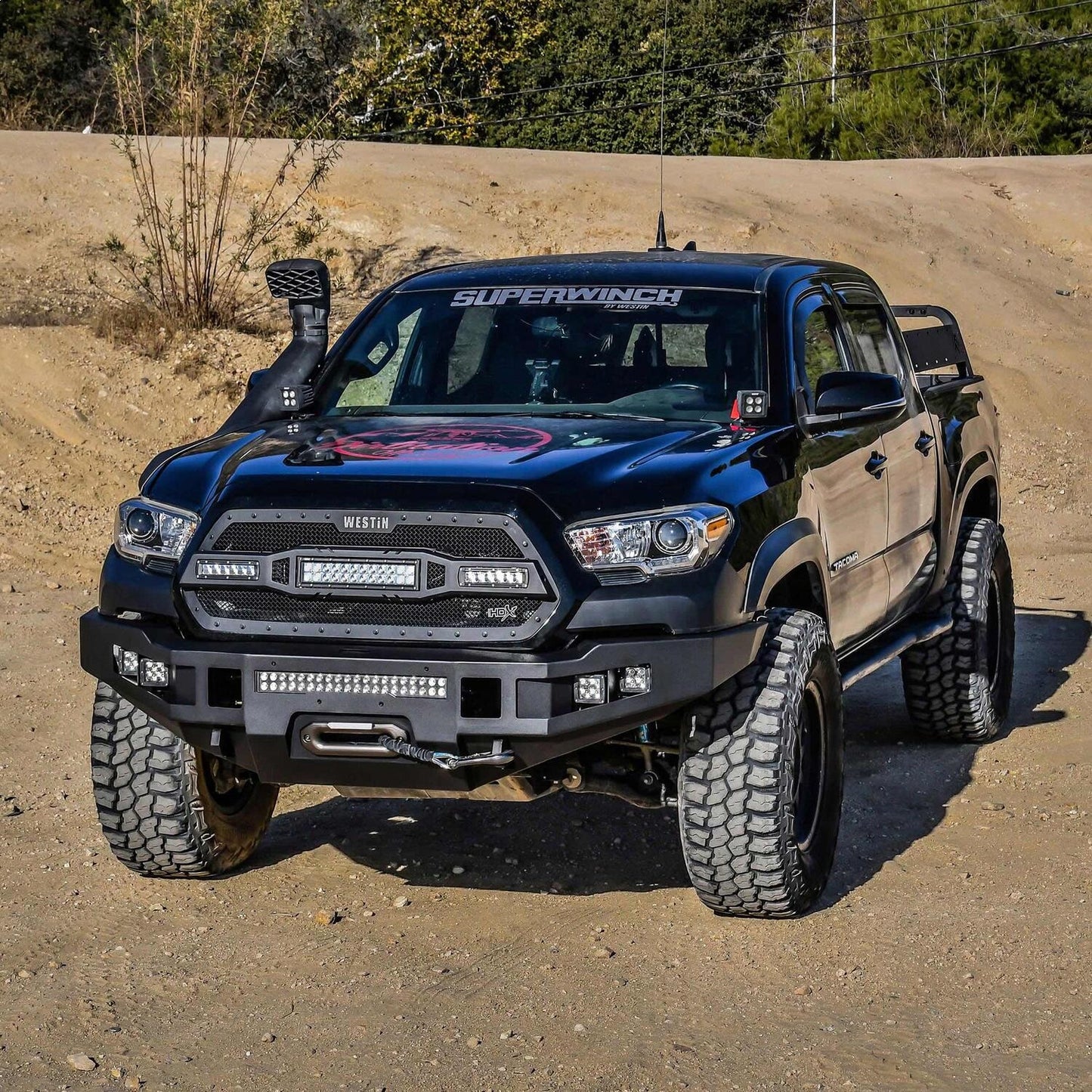 Westin Pro-Series Front Bumper for Toyota Tacoma (2016-2023) - 58-411045