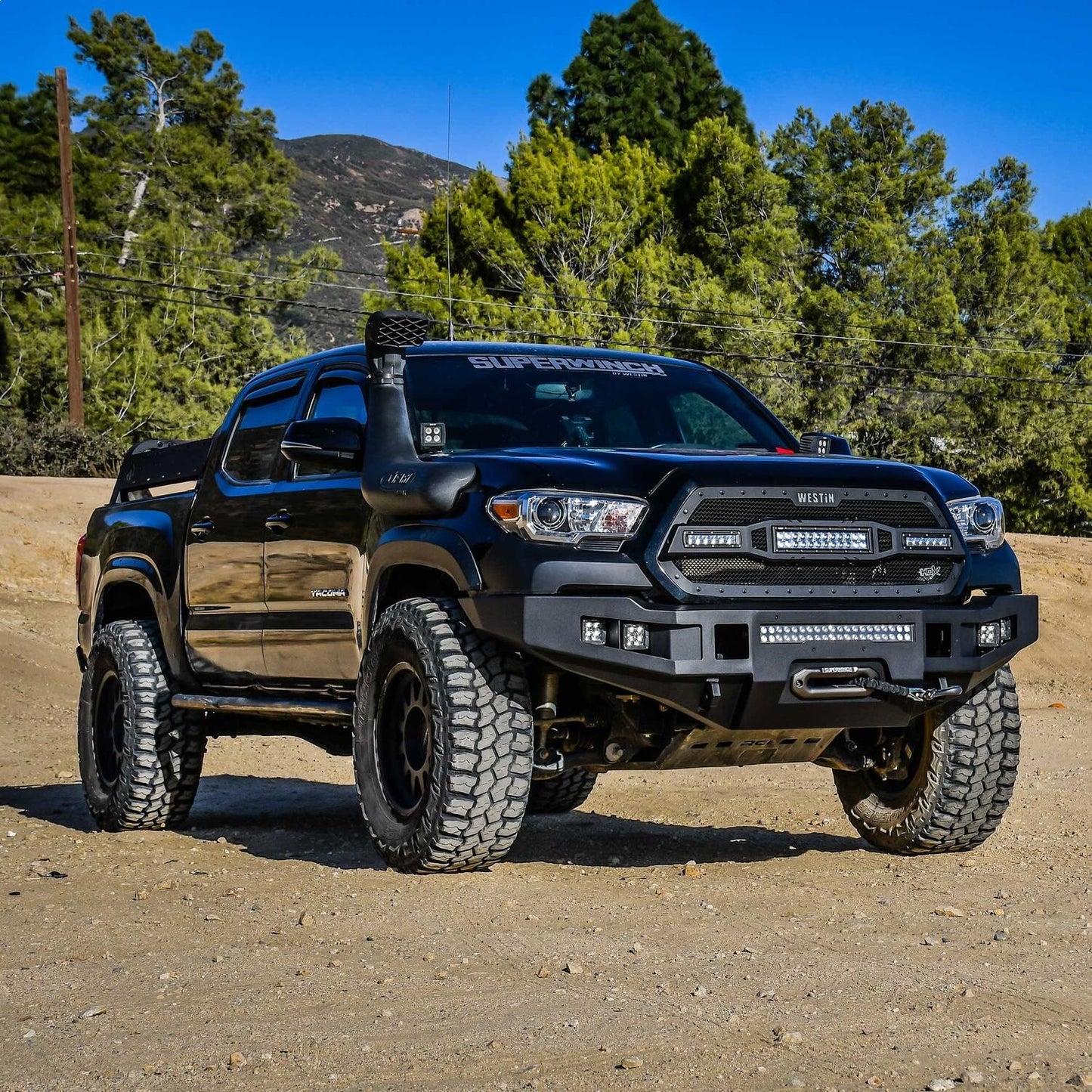 Westin Pro-Series Front Bumper for Toyota Tacoma (2016-2023) - 58-411045