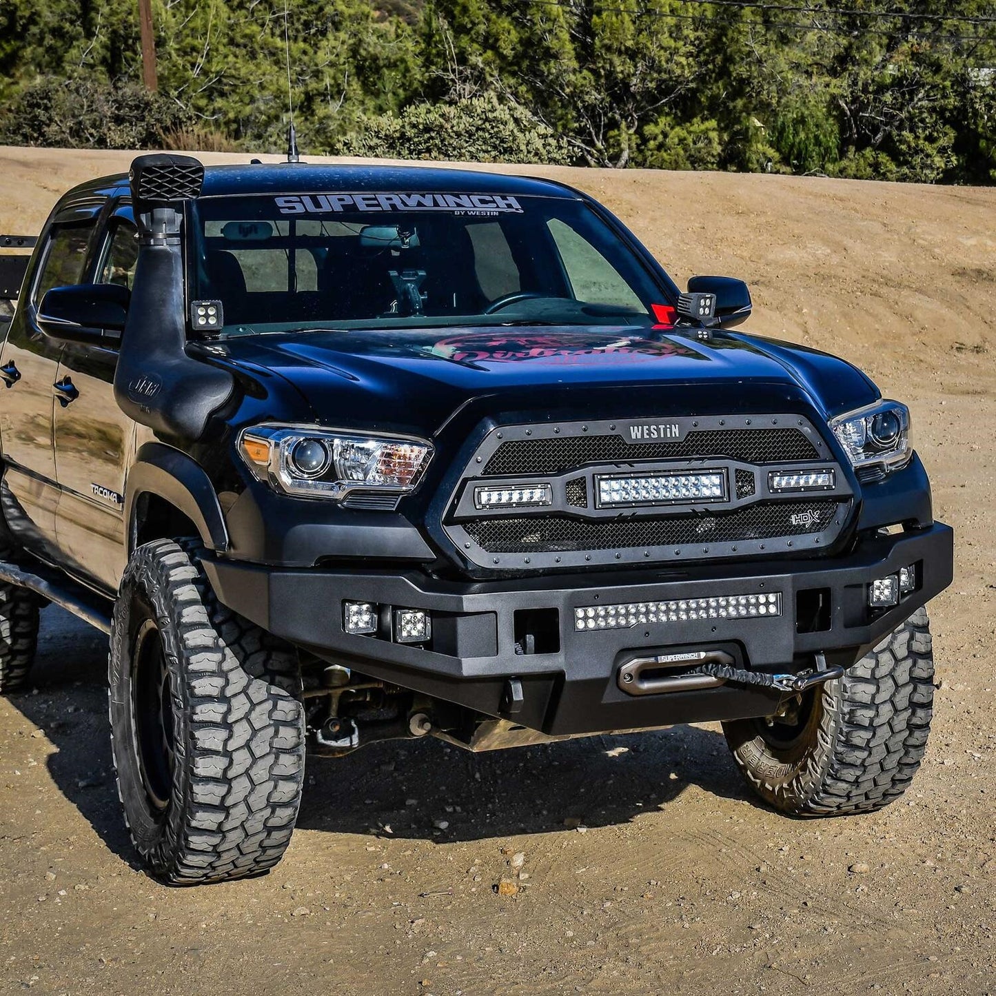 Westin Pro-Series Front Bumper for Toyota Tacoma (2016-2023) - 58-411045