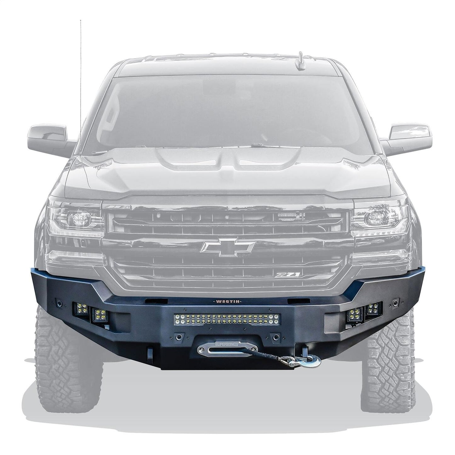 Westin Pro-Series Front Bumper for Chevrolet Silverado HD (2015-2019) - 58-411165