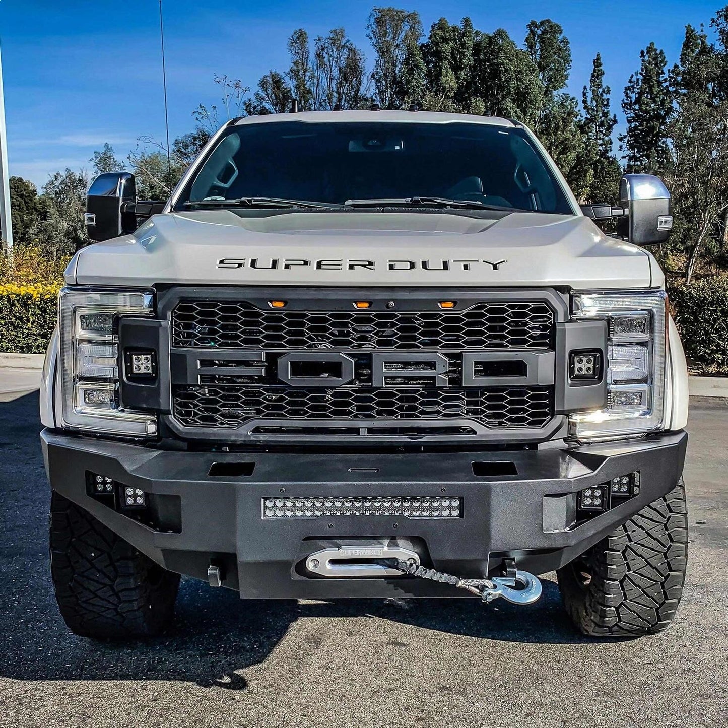 Westin Pro-Series Front Bumper for Ford Super Duty (2017-2022) - 58-411175