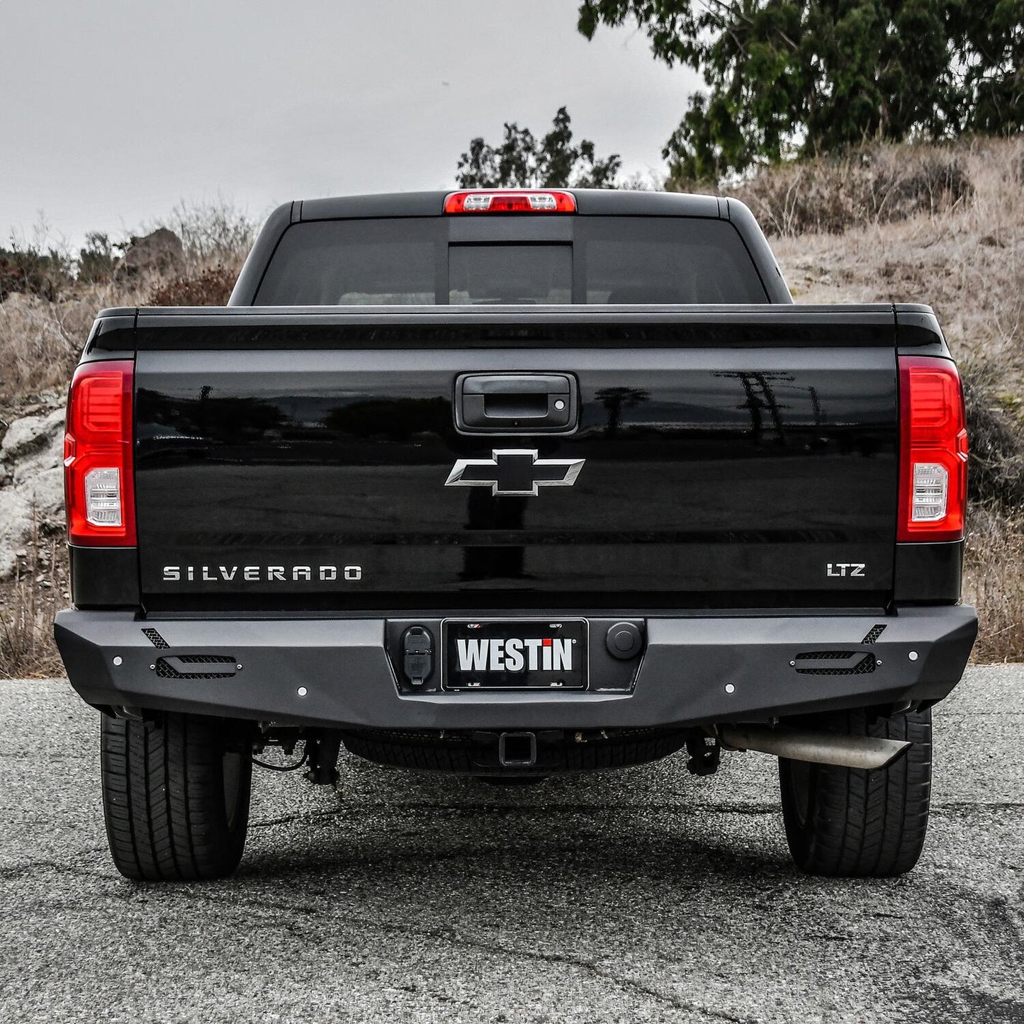 Westin Pro-Series Rear Bumper for Chevrolet Silverado / GMC Sierra trucks (2014-2019) - 58-421005