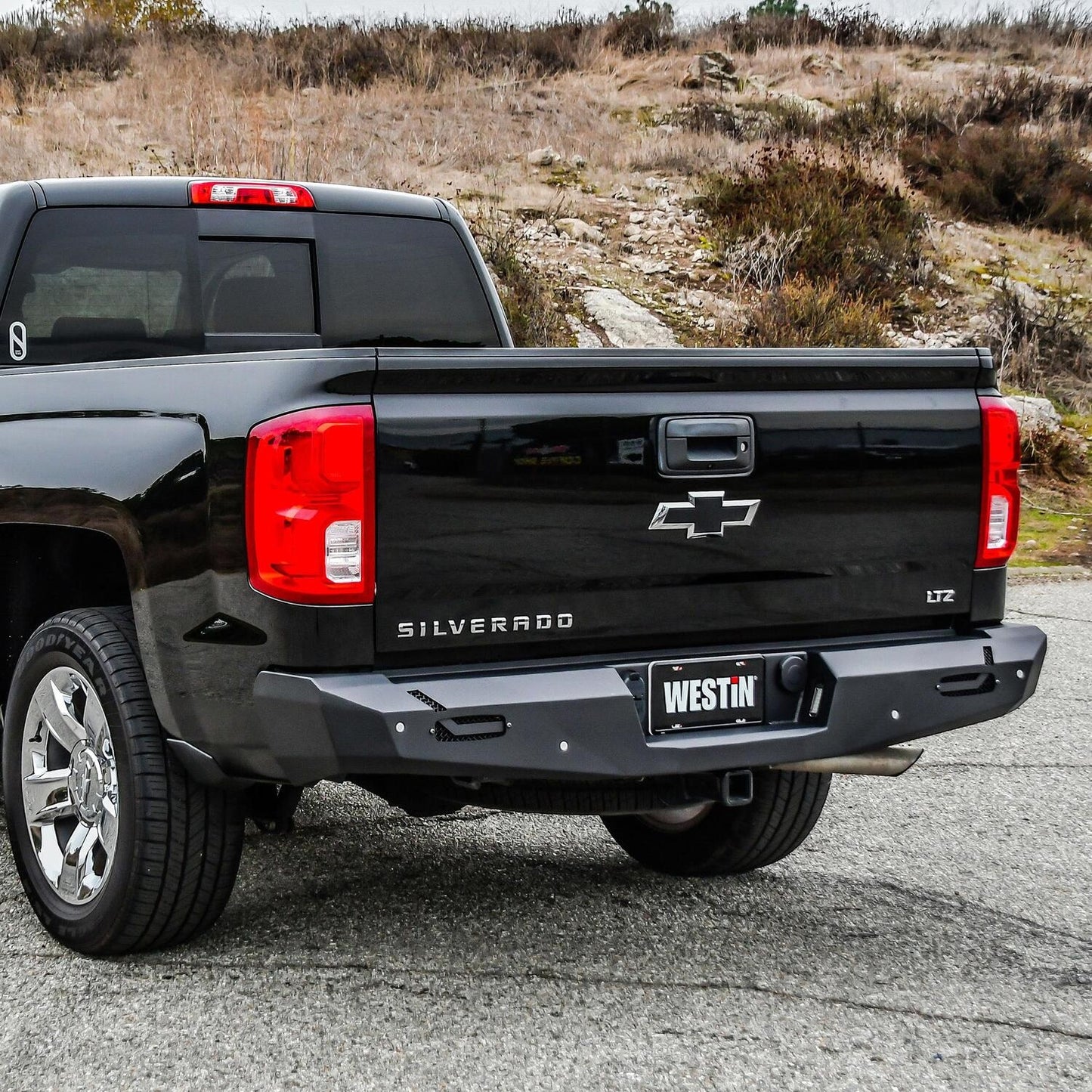 Westin Pro-Series Rear Bumper for Chevrolet Silverado / GMC Sierra trucks (2014-2019) - 58-421005