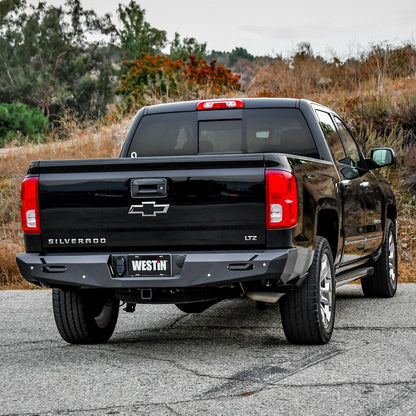 Westin Pro-Series Rear Bumper for Chevrolet Silverado / GMC Sierra trucks (2014-2019) - 58-421005