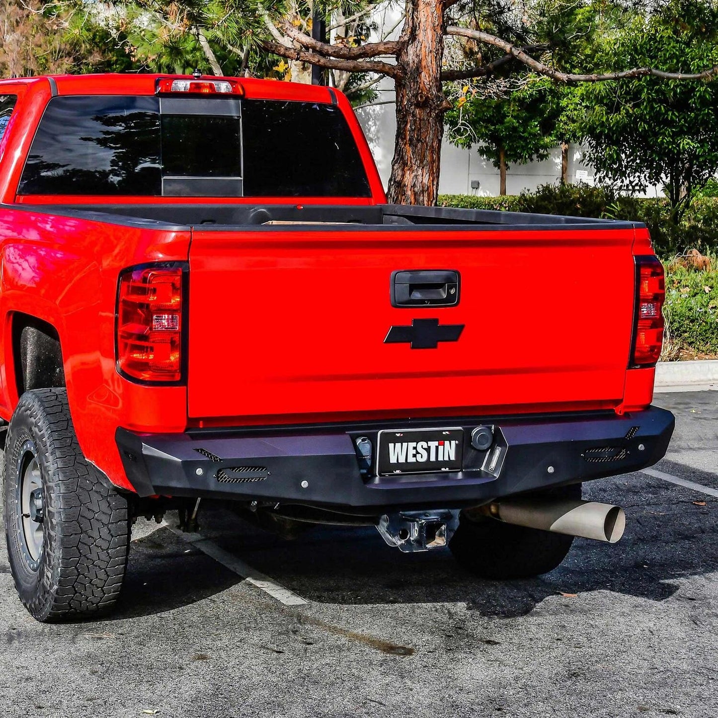 Westin Pro-Series Rear Bumper for Chevrolet Silverado / GMC Sierra trucks (2014-2019) - 58-421005