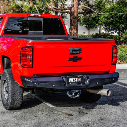 Westin Pro-Series Rear Bumper for Chevrolet Silverado / GMC Sierra trucks (2014-2019) - 58-421005