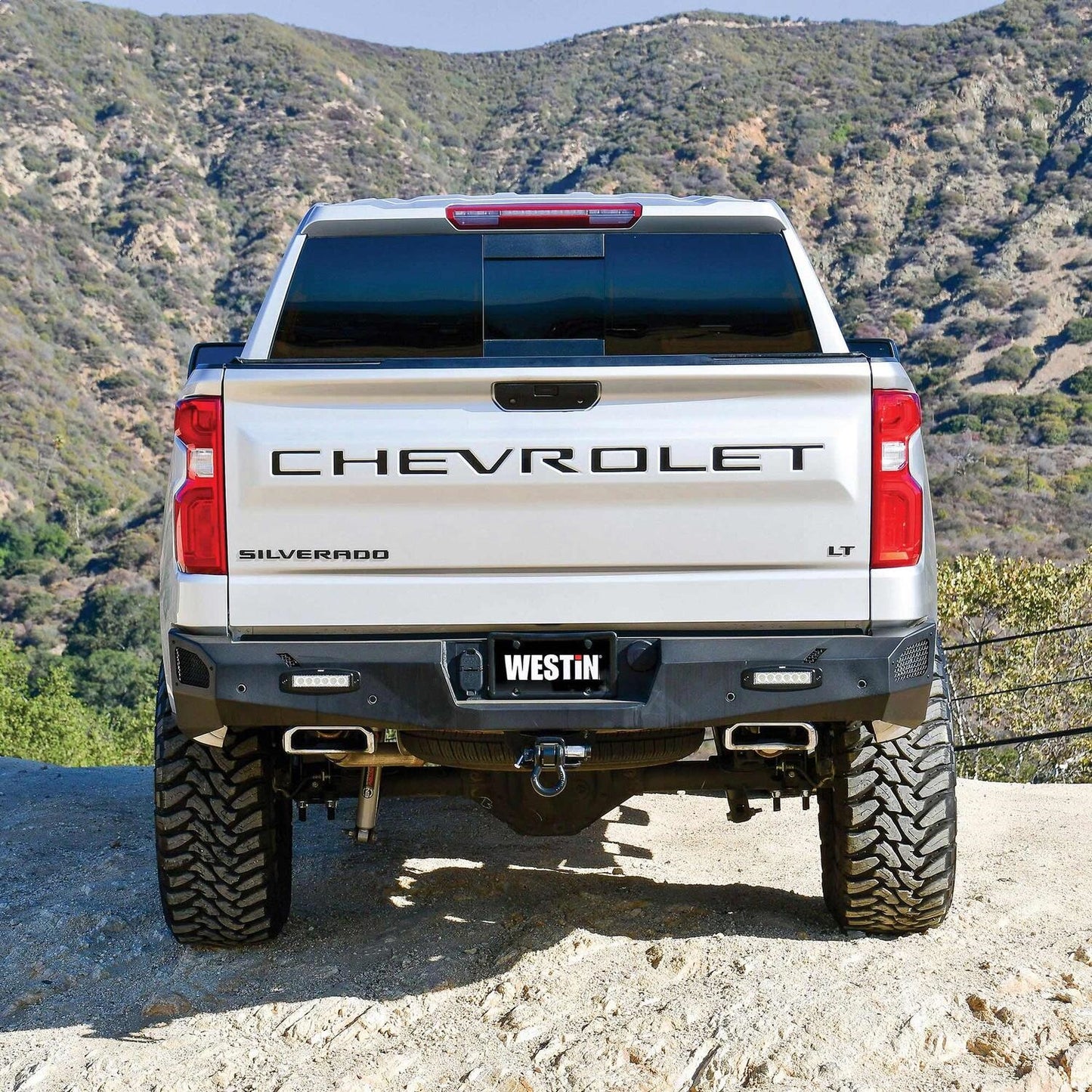 Westin Pro-Series Rear Bumper for Chevrolet Silverado / GMC Sierra trucks (2019-2026) - 58-421215