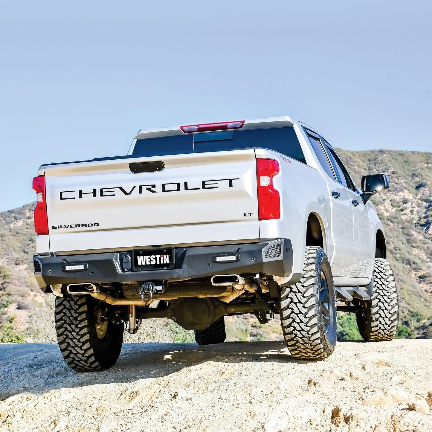 Westin Pro-Series Rear Bumper for Chevrolet Silverado / GMC Sierra trucks (2019-2026) - 58-421215